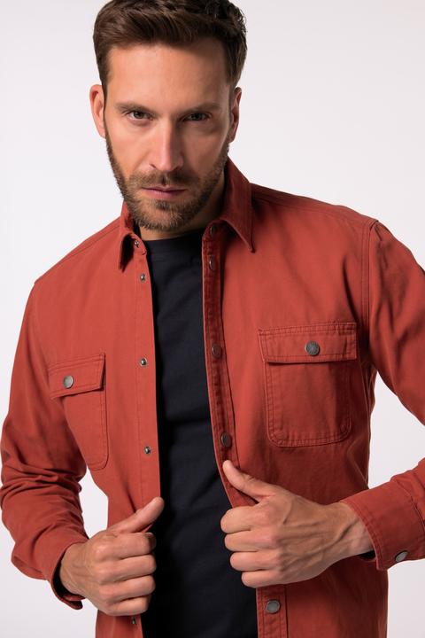 Produktbild JP1880 JP 1880 Canvas-Hemd, Langarm, Kentkragen, Modern Fit (8XL)