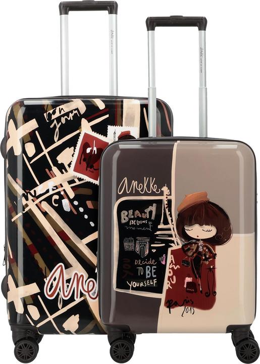 Actual product image Anekke Viaje 4 Rollen Kofferset 2-teilig mit Dehnfalte (67 l)