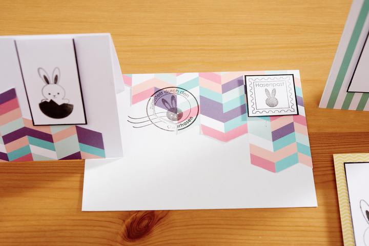 Produktbild VBS Silikonstempel "Hasenpost"