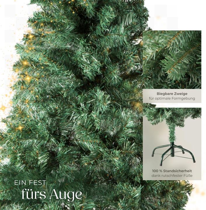 Actual product image tectake Artificial Christmas tree (180 cm)