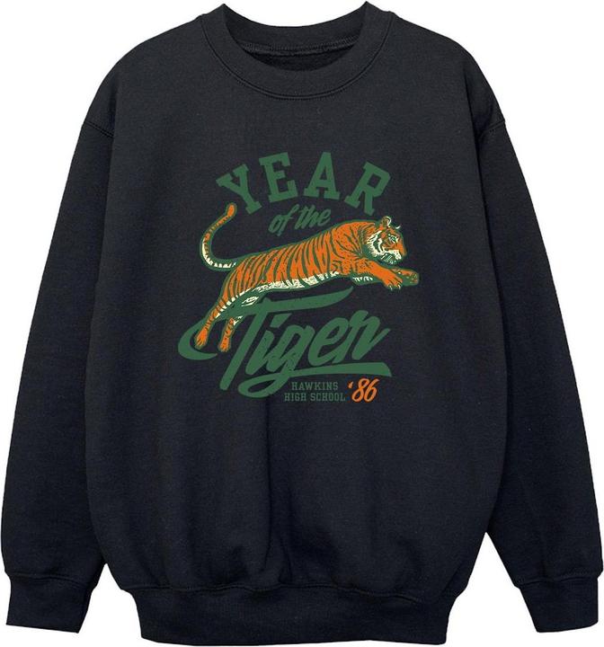 Image du produit Netflix - Sweat STRANGER THINGS HAWKINS YEAR OF THE TIGER - Garçon (152, 158)