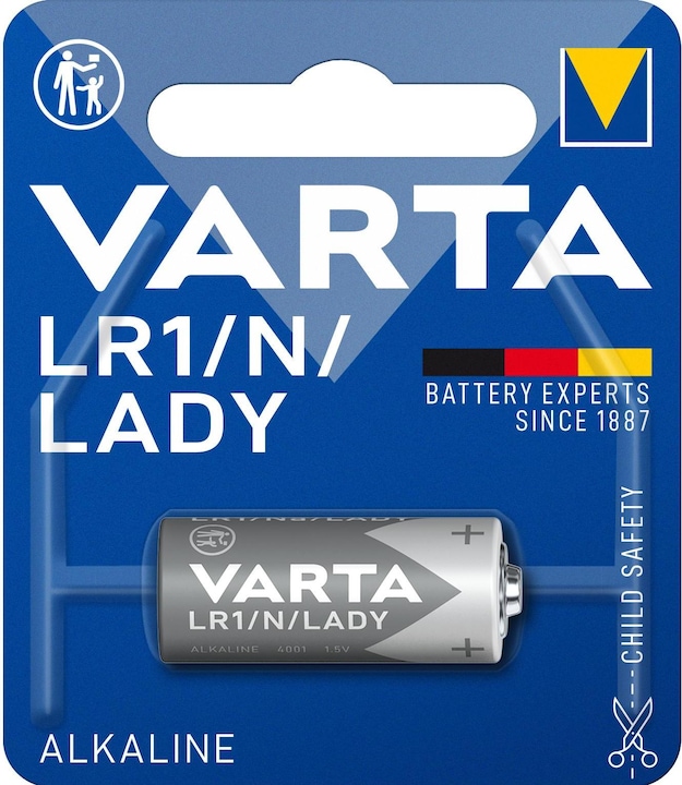 Actual product image Varta Electronics LR1 (1 pcs., N, 850 mAh)