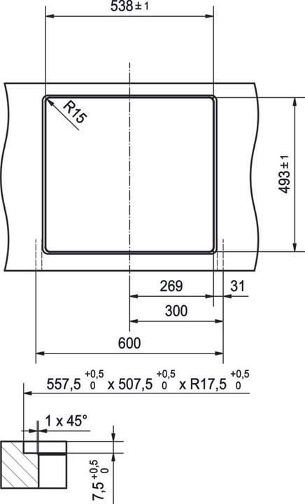 Image du produit Franke 135.0683.054 (80 cm, 55.30 cm)