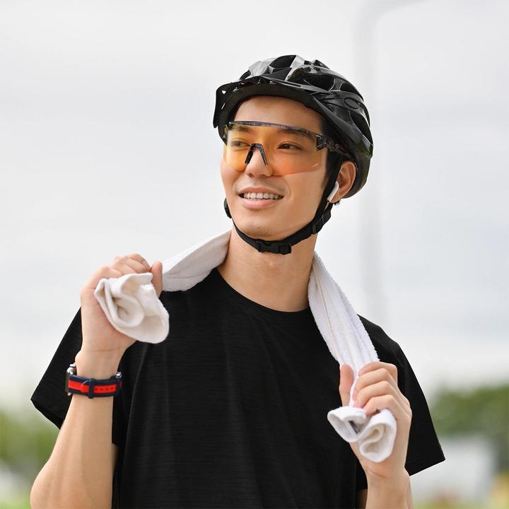 Immagine prodotto Rockbros Occhiali da ciclismo (Nero Trasparente, Nero trasparente)