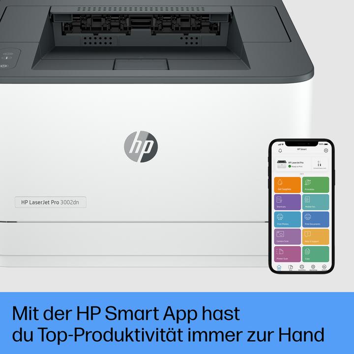 Produktbild HP LaserJet Pro 3002dn (Laser, Schwarz-Weiss)