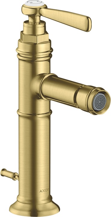 Actual product image Axor Hand-sized Montreux single-lever bidet mixer with lever handle and pop-up waste