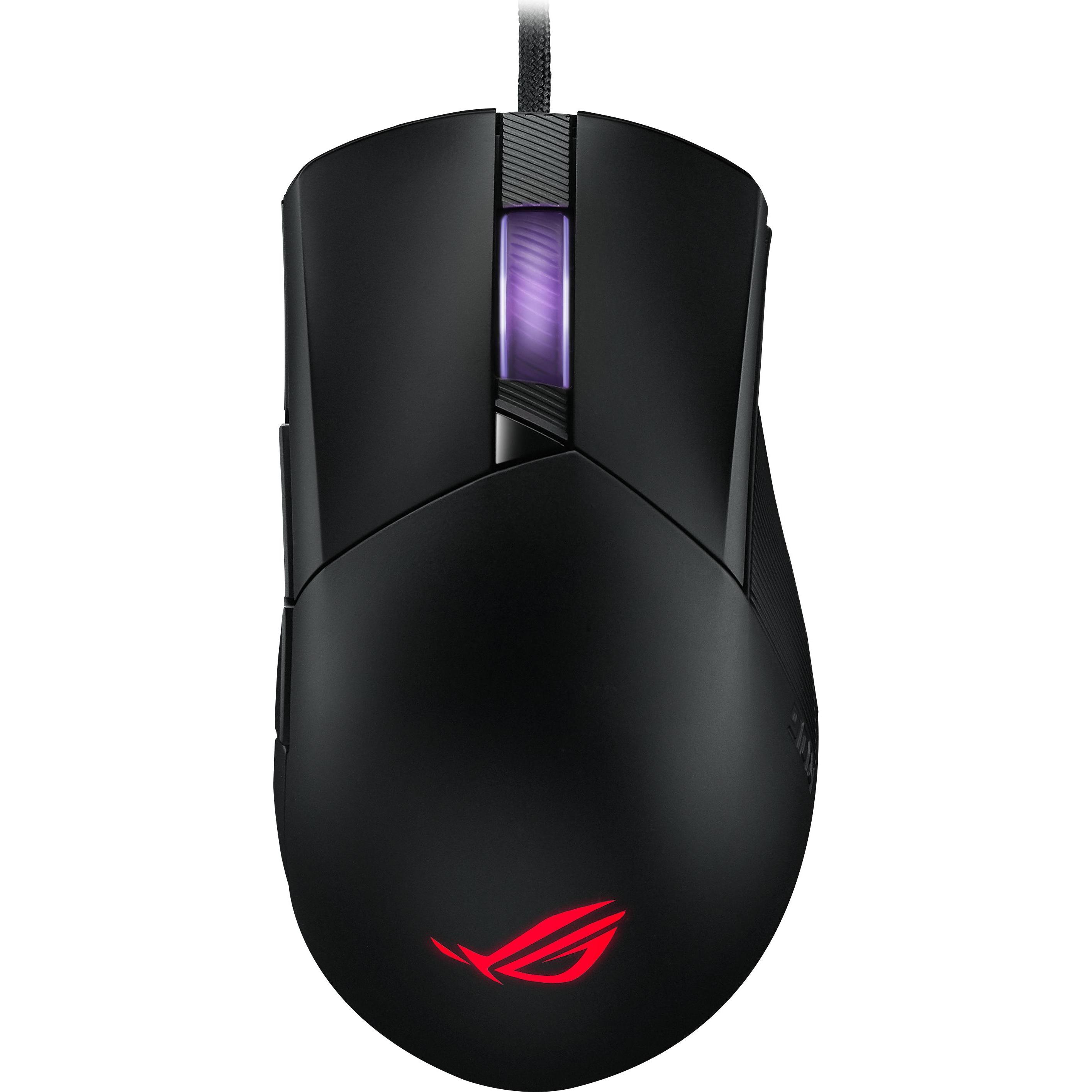 ASUS ROG Gladius III (Kabellos, Kabelgebunden), Maus, Schwarz