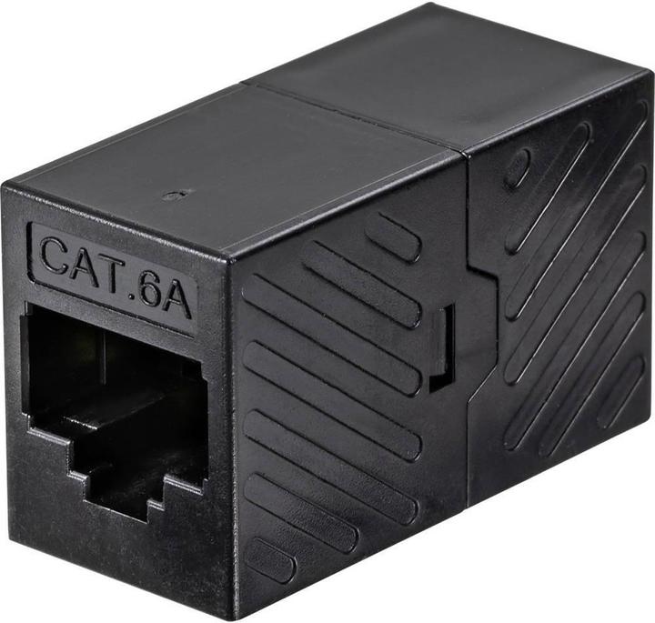 Renkforce RF-4531570 Kabelschnittstellen-/Gender-Adapter RJ45 Schwarz (U/UTP, CAT6a)