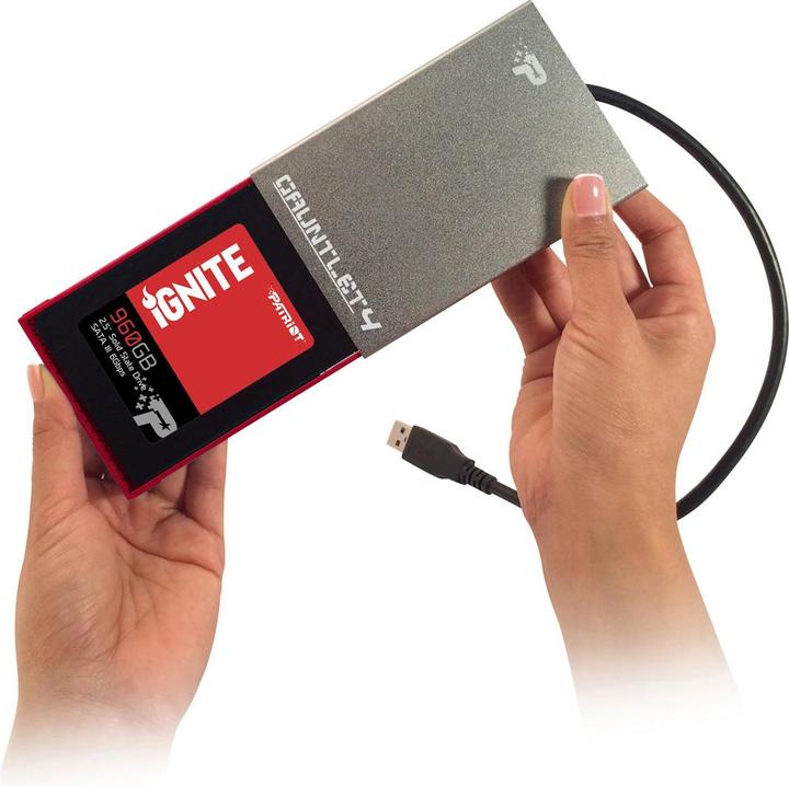 Actual product image Patriot Gauntlet 4 memory case (2.5")