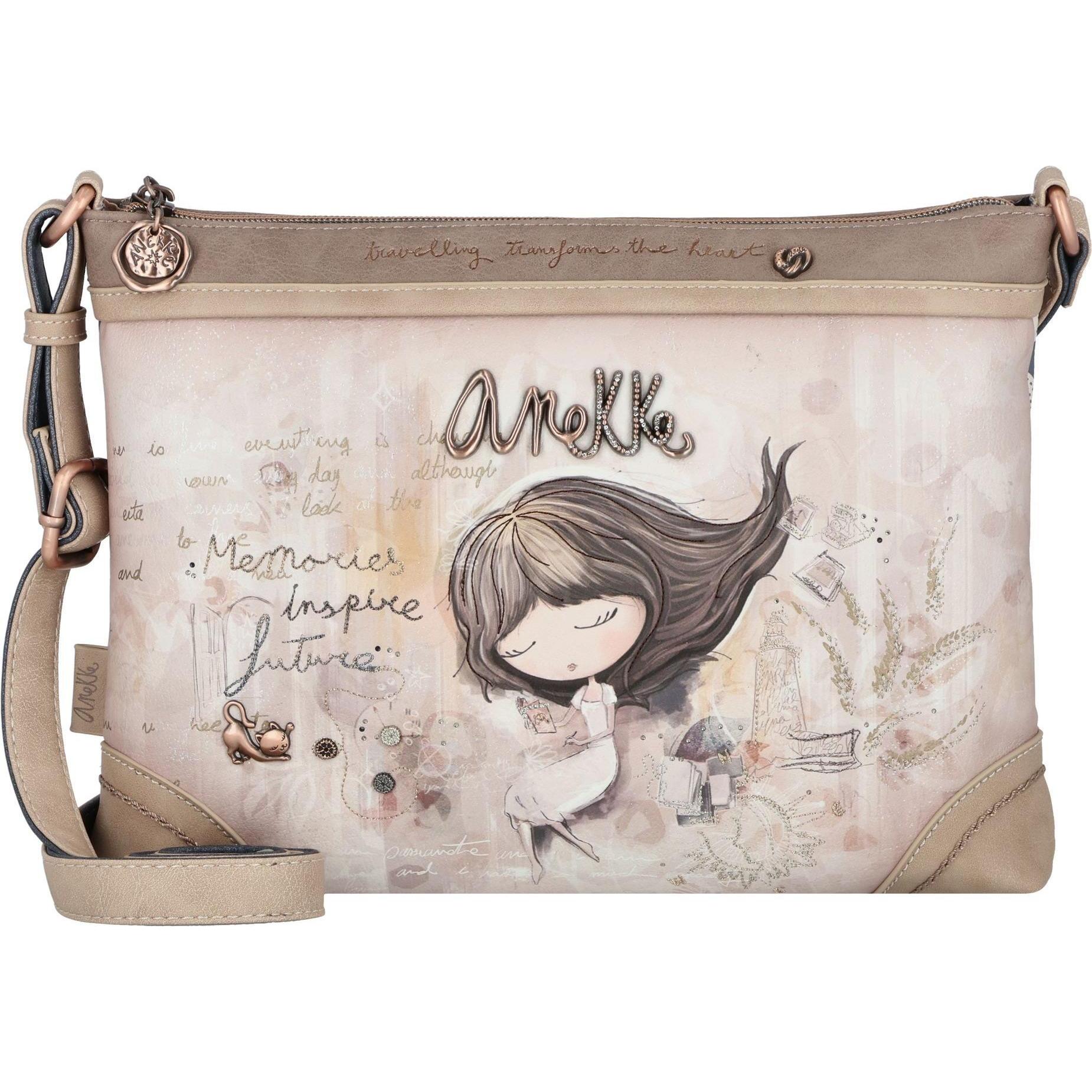 Anekke, Handtasche, Nature Umhängetasche 28 cm, Mehrfarbig