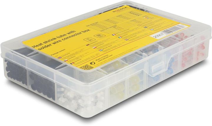 Produktbild Delock Schrumpfschlauch mit Lötdrahtverbinder Sortimentsbox 308-teilig (308x)
