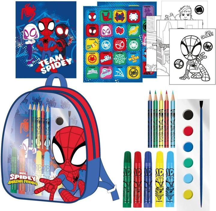Actual product image Cerdá Kinder-Zeichenrucksack Spidey Blau 22,0 x 23,0 x 7,0 cm