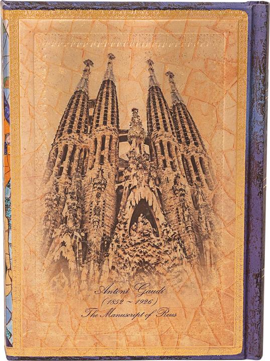 Produktbild Paperblanks Gaudi, The Manuscript of Reus (Embellished Manuscripts Collection) Midi Unlined Hardback Journa (125 x 180 mm, Blanko, Harter Einband)