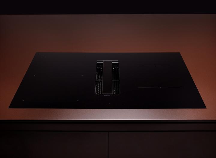Produktbild Falmec Induktionskochfeld mit Dunstabzug Zero Easy 84 Schwarz (84.40 cm, Glaskeramik Kochfeld)