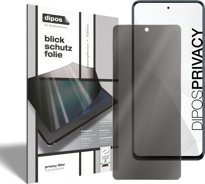 Produktbild Dipos Blickschutzfolie 2-Way Anti-Shock (1 Stück, Vivo iQOO Neo5 SE)