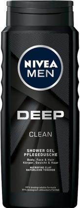 Actual product image NIVEA Men Deep Clean For Face. Body I (500 ml)