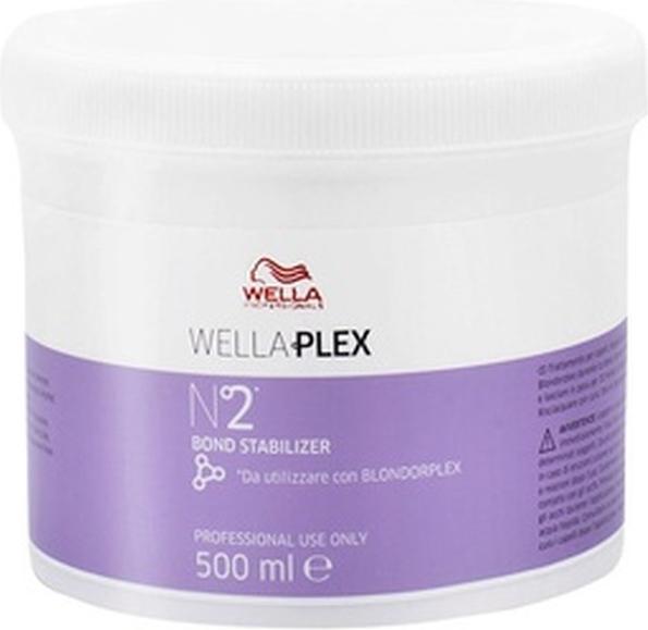Wella Professionals Wellaplex Bond Stabilizer No2 Post Colour Treatment Cream For Strengthening - 50 (500 ml)