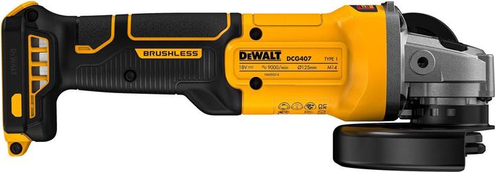 Produktbild DeWalt Power Tools DCG407N-XJ Dewdcg407N 18V Bl 125Mm Angle Grinder Slide Switch (125 mm)