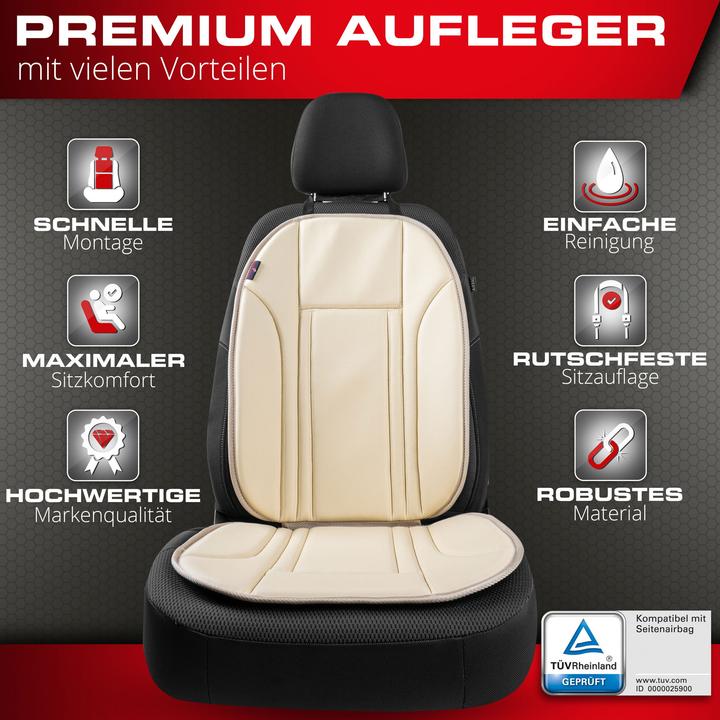 Actual product image Walser Car seat cushion Ravenna seat cover seat protector car seat protector beige