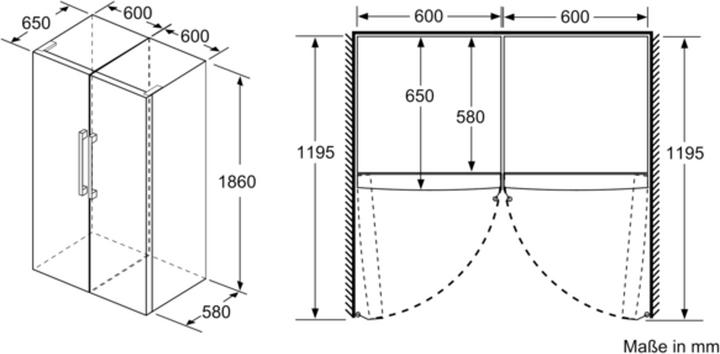 Produktbild Bosch Hausgeräte KSV36VWEP (346 l)