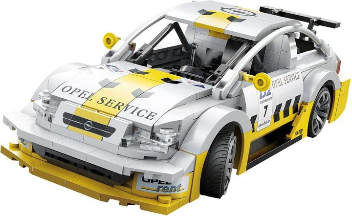 Actual product image Cada Opel Astra V8 Coupe 1:20 weiss 2,4GHz Bricks (Kit)