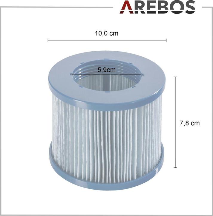 Produktbild Arebos Antimikrobieller Filter für Spa Pool