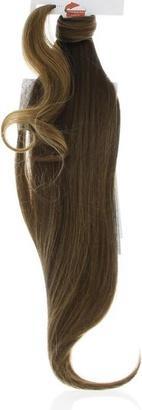 Actual product image Balmain Catwalk Ponytail 55 Cm. Straight, Memory®hair, Color Sydney A Mix Of Warm Brown Tones. (Sydney A Mix Of Warm Brown Tones, 55 cm)
