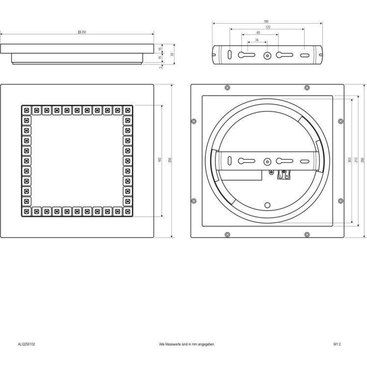 Thumbnail - EVN-Lichttechnik, Wandleuchte + Deckenleuchte, LED-Anbauleuchte (1240 lm)