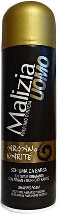 Malizia Uomo Rasierschaum mit Argan- und Sheabutter 300ml (Rasierwasser, 300 ml)