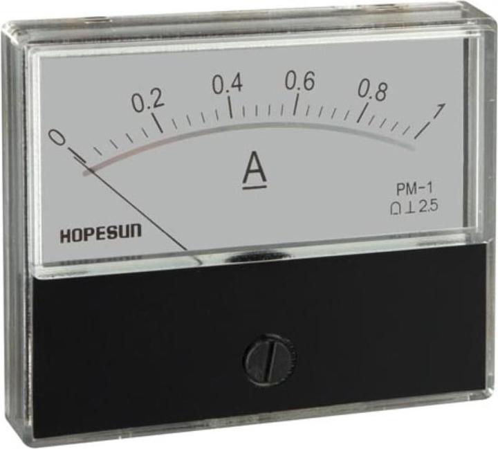 Image du produit Hopesun COMPTEUR ANALOGIQUE INCLUS 1 A DC / 70 x 60 mm