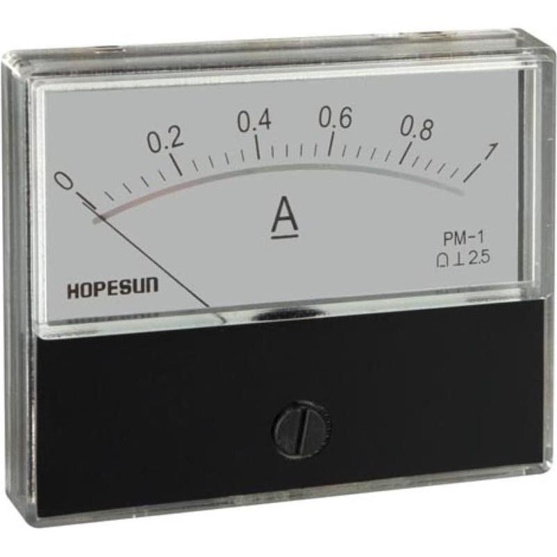Hopesun, Misuratore energia, CORRENTISTA ANALOGICA INSTALLABILE 1 A DC / 70 x 60 mm