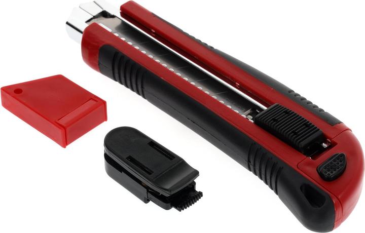 Actual product image Gedore Red red R93200025 Cutter knife 5 blade width 25 mm with clip (Cutters)