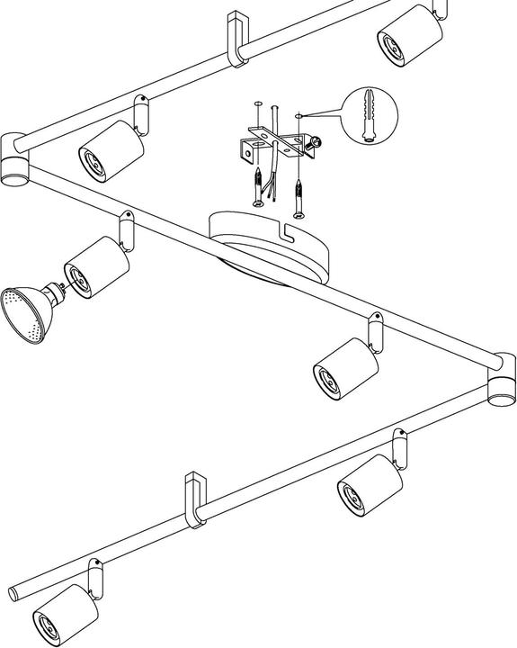 Actual product image EGLO Buzz (1440 lm, GU10)