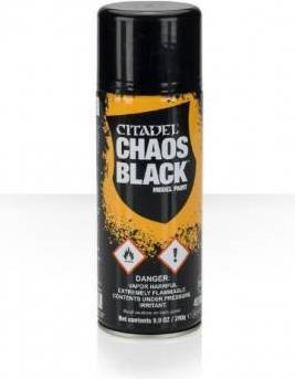 Actual product image Games Workshop Spray - chaos Black