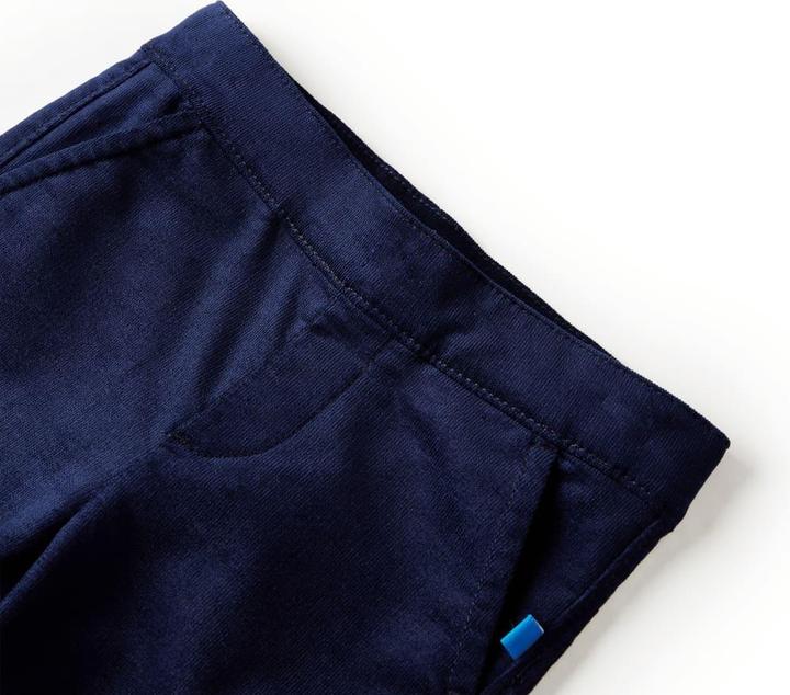 Produktbild vidaXL Kinderhose Dunkles Marineblau 92,Material: 98 % Baumwolle. 2 (92)