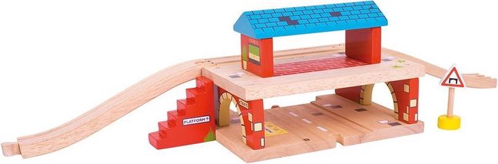 Actual product image Bigjigs Rail Above Ground Station