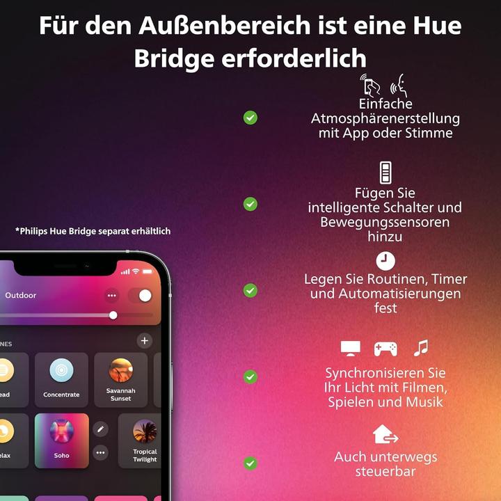 Produktbild Philips Hue White & Color Ambiance Dymera (1020 lm, IP44)