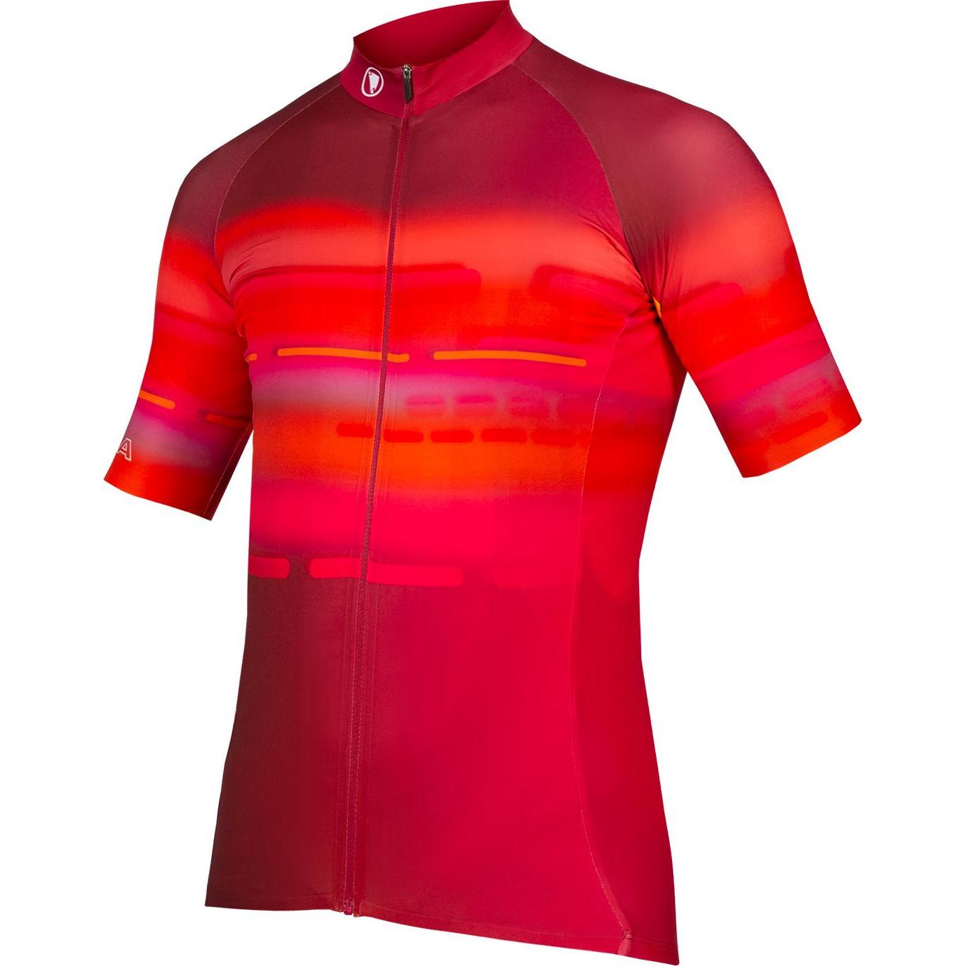 Endura, Herren, Velotrikot, Virtual Texture Trikot (kurzarm) (S), Rot, S