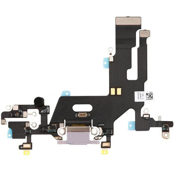 CoreParts Charging port flex cable (iPhone 11), Mobilgerät Ersatzteile, Schwarz