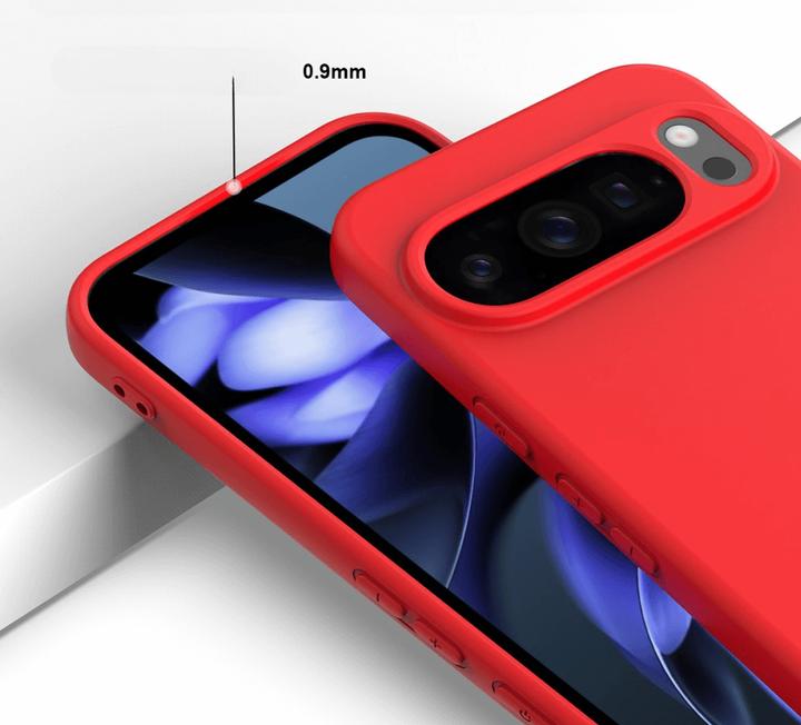 Actual product image Cover-Discount Google Pixel 10 / 10 Pro - Silikon Gummi Hülle mit Riemen (Google Pixel 10 Pro, Google Pixel 10)