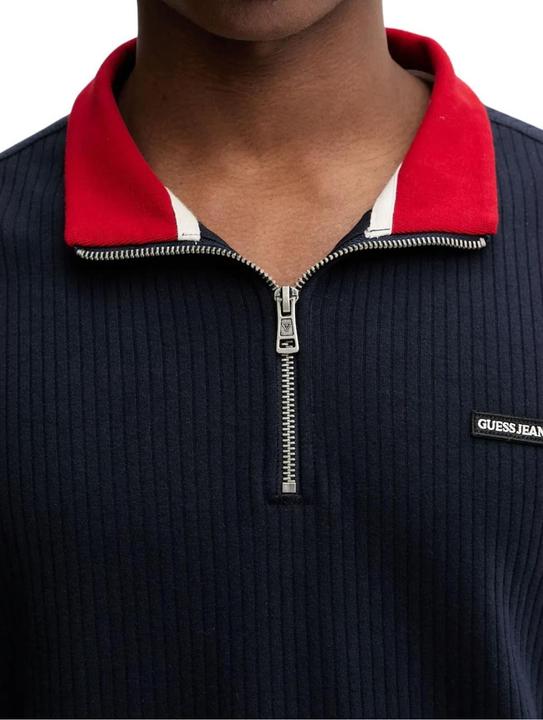 Produktbild Guess Sweatshirt mit halbem Reissverschluss (L)