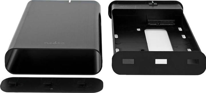 Produktbild Nedis Festplattengehäuse | 3.5 " | USB 3.1 Gen1 | USB Type-A / USB Type-C™ | Notebook / PC | Alumini (3.5")