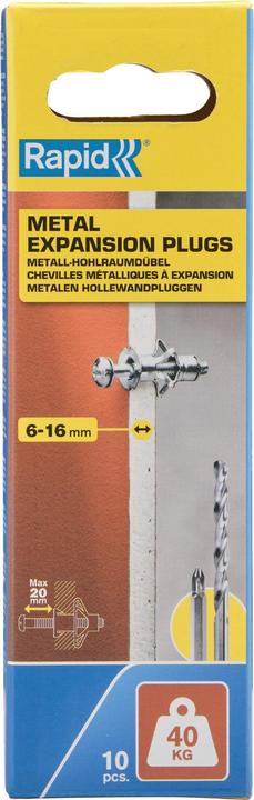 Produktbild NoName Metall-Hohlraumdübel (10 Stk.)