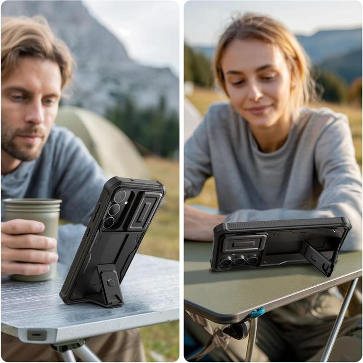 Produktbild Tech-Protect Kevlar Cam+ Galaxy S25 Fe Schwarz (Samsung Galaxy S25 FE)