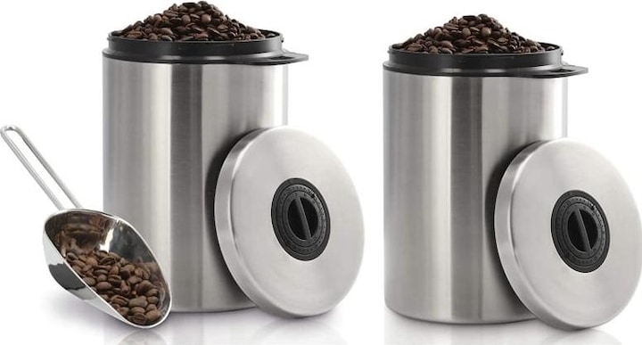 Produktbild Xavax Kaffee-/Teedose Edelstahldose für 1 kg Kaffeebohnen, mit Schaufel (1 l)