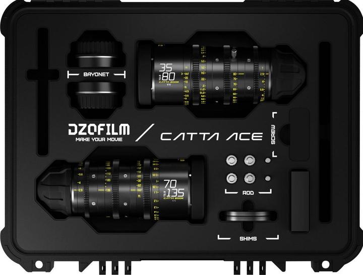 Dzofilm Catta Ace Zoom 2-Lens Kit (35-80/70-135 T2.9) Black (L-Mount, full size)