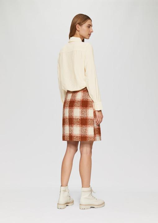 Produktbild S.Oliver Bluse Strukturierte Bluse mit abnehmbarer Schluppe (38)