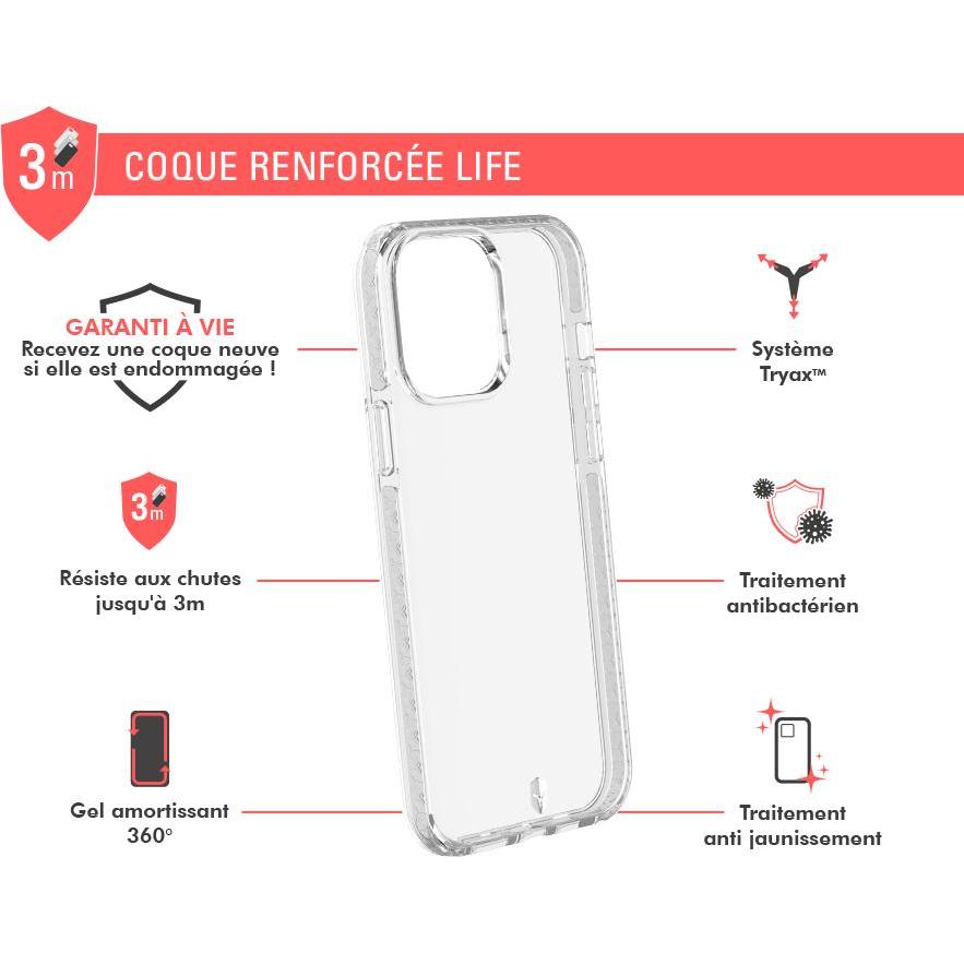 Thumbnail - Force Life (Apple iPhone 13 Pro Max), Smartphone Hülle, Transparent