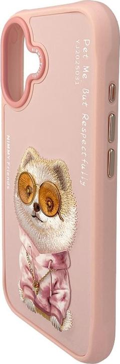 Actual product image Audi Etui Nimmy Glasses Cool Dog do iPhone 17 różowy (Apple iPhone 17)