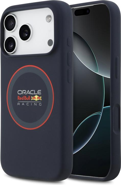 Actual product image Red Bull Silicone Red Ring MagSafe Case for iPhone 17 Pro Navy Blue (Apple iPhone 17 Pro)